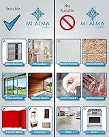 Vista 2 de Mi Alma Black & White Collection - Juego de 24 calcomanías de azulejos para azulejos de baño y cocina, fáciles de aplicar, simplemente despegar