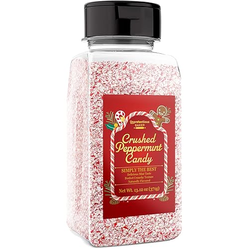 Unpretentious Crushed Peppermint Candy Pieces, 2 Cups, Cookies, Brownies & Other Treats (13.12 Ounce)