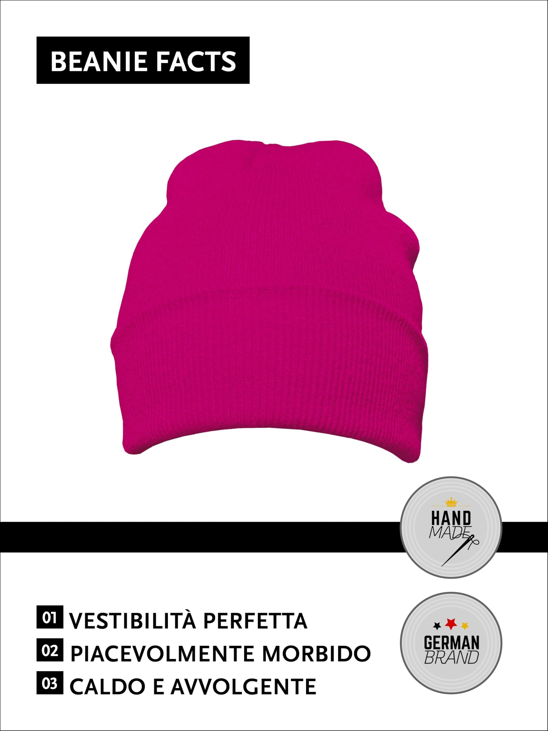 DonDon Berretto Uomo Berretto Donna Beretto Invernale Beanie Design Classico