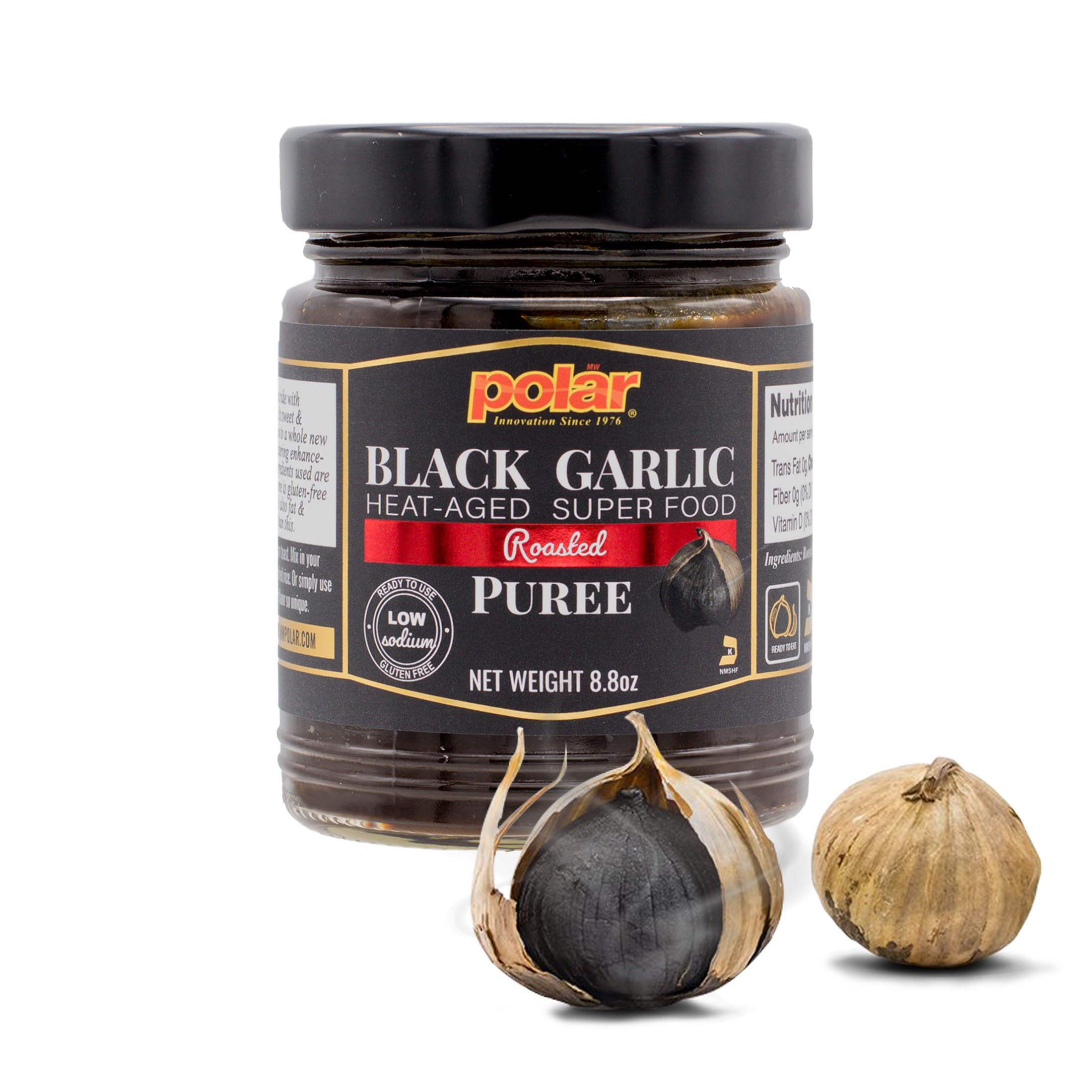 Polar Black Garlic Puree Original 8.8 oz. (Roasted))