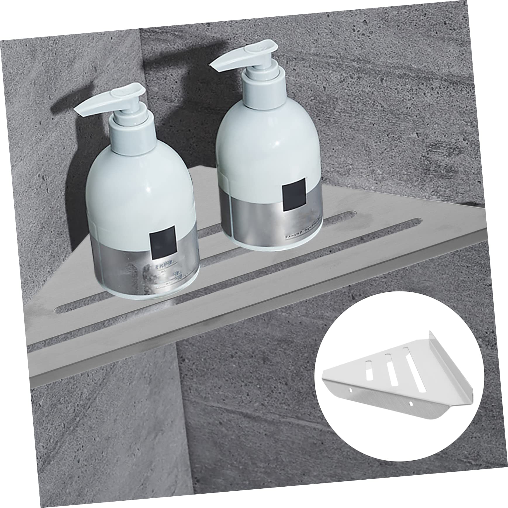 VALICLUD Scaffale Doccia Organizer Da Parete Per Bagno Porta Shampoo e Articoli Da Toeletta Mensola Angolare in Scaffale Pensile Per Doccia Mensole Sospese Per Bagno