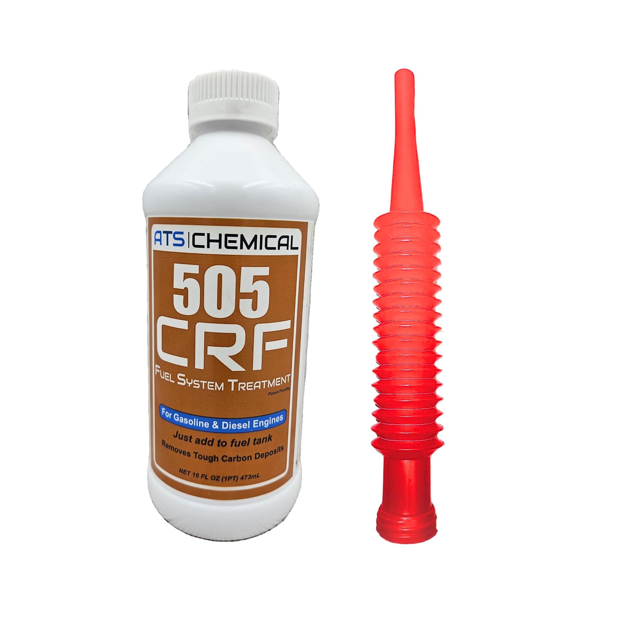 ATS Chemical 505 CRF Fuel System Treatment with Anti-Spill Spout