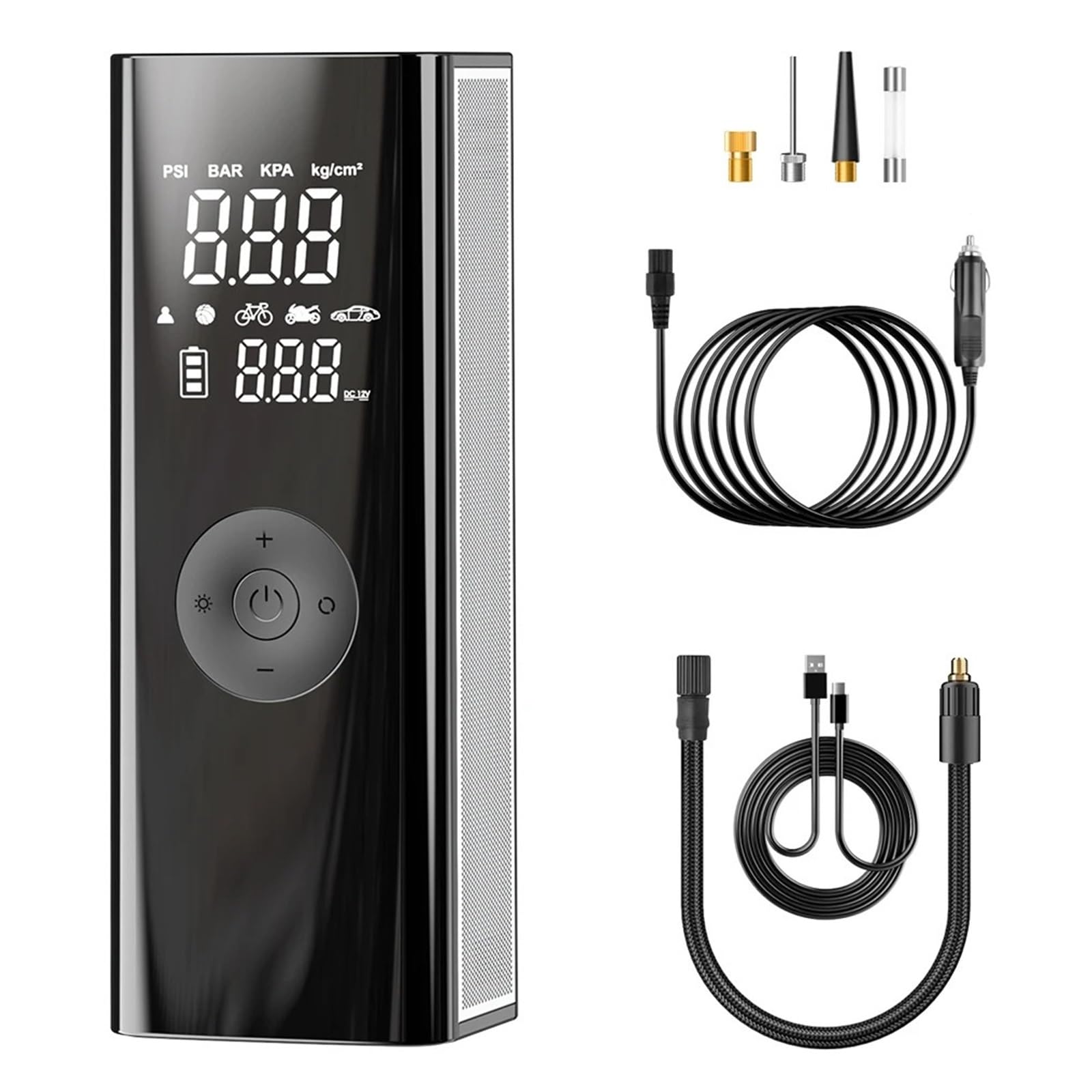Pompa d'Aria Elettrica Wireless Compressore Portatile 25 Cilindri Gonfiaggio Rapido Adatto for L'emergenza di Viaggio SUV del Camioncino Inflazione Istantanea