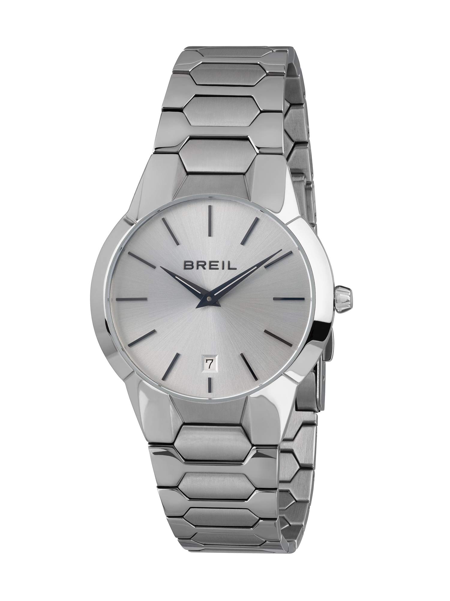 BreilClock for Man Model New ONE with Steel Bracelet, Movement JUST TIME - 2H Quartz