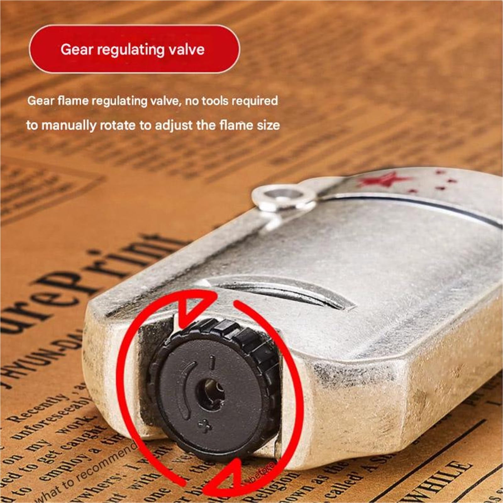Briquet torche, double jet de flamme, gaz butane rechargeable, flamme réglable, parfait pour le camping, les barbecues et les besoins d'éclairage (carburant non inclus)
