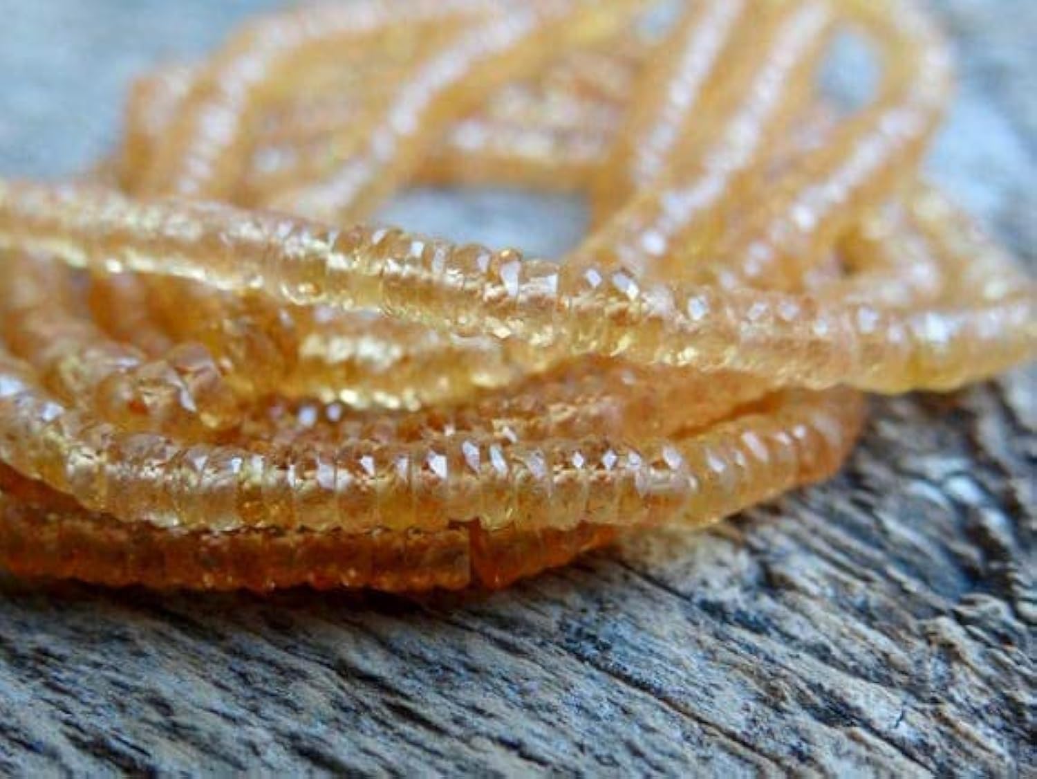 Saphir Padparadscha orange Ceylan AAA en rondelles pour réparer un bijou