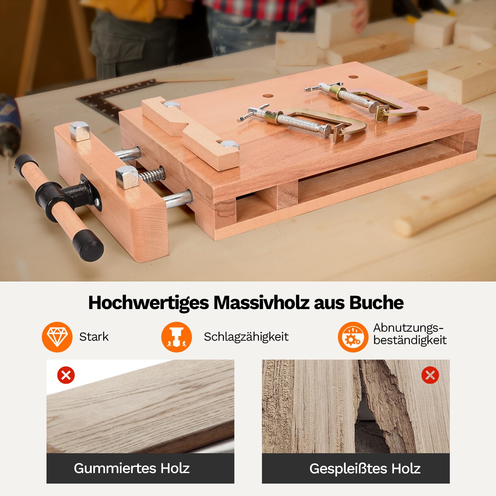 Huvema K8027 Mobiele werkbank met gereedschapswand