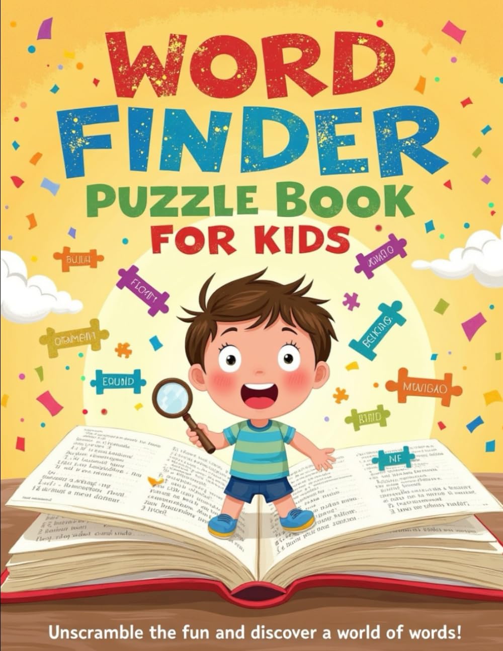 ANIMALS WORD FINDER PUZZLE BOOK FOR KIDS