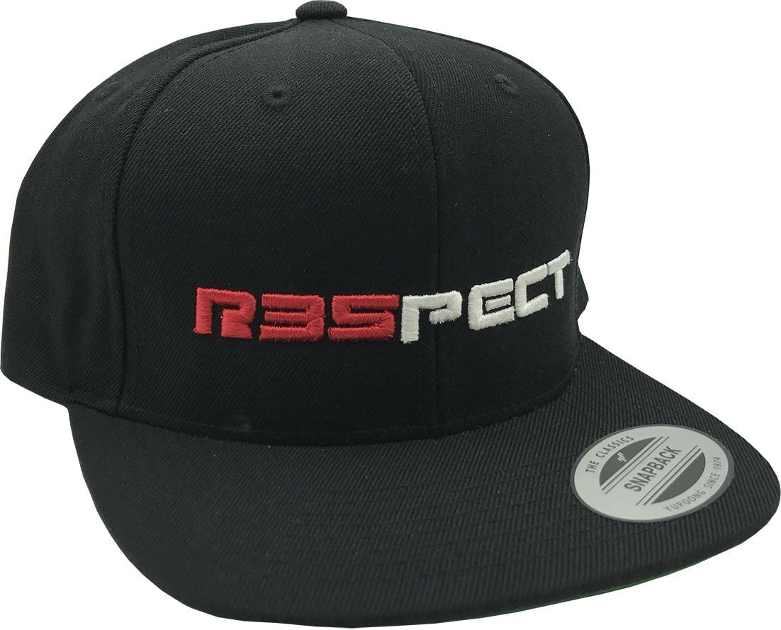 R35PECT Snapback Hat - GT-R R35 Black