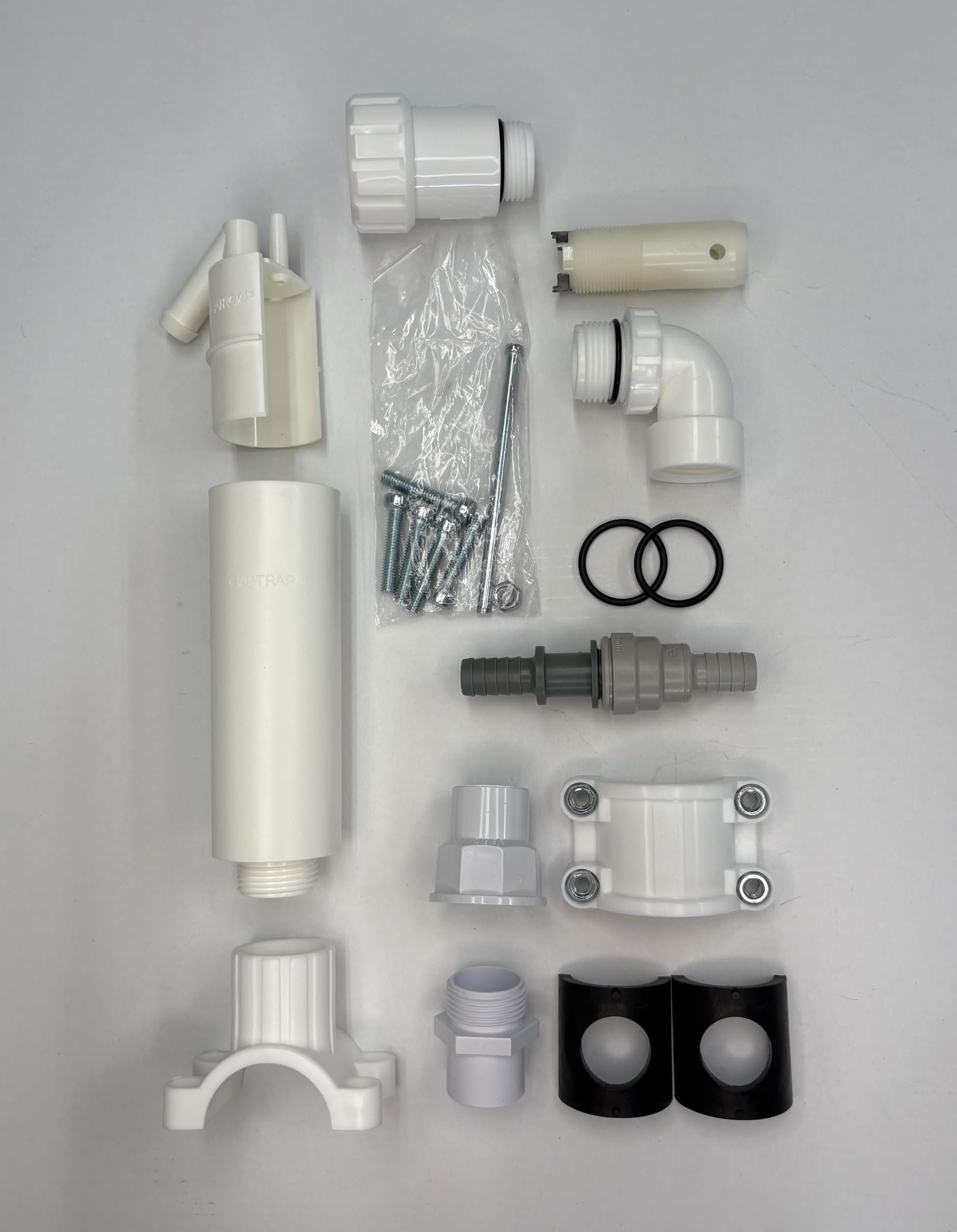 Fountain Softeners White Water Softener Gap Trap Low Flow 1/2" Kit (1/2 Inch)