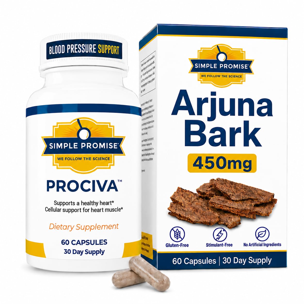 Prociva - Arjuna Bark Extract Supplement - Healthy Blood Pressure Support