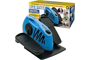 BluTiger Seated Elliptical Machine: Exercise While Reading, Working, & Watching TV