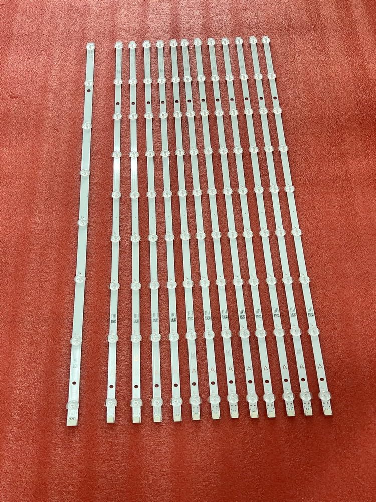 Lot de 13 Bandes LED Compatible Toshiba 75VL5A63DG 75VL5B63DG 75U6763DG 75U6763DB 75U6863DB 75HL16T64U JVC LT-75CF810 75HFL2899S