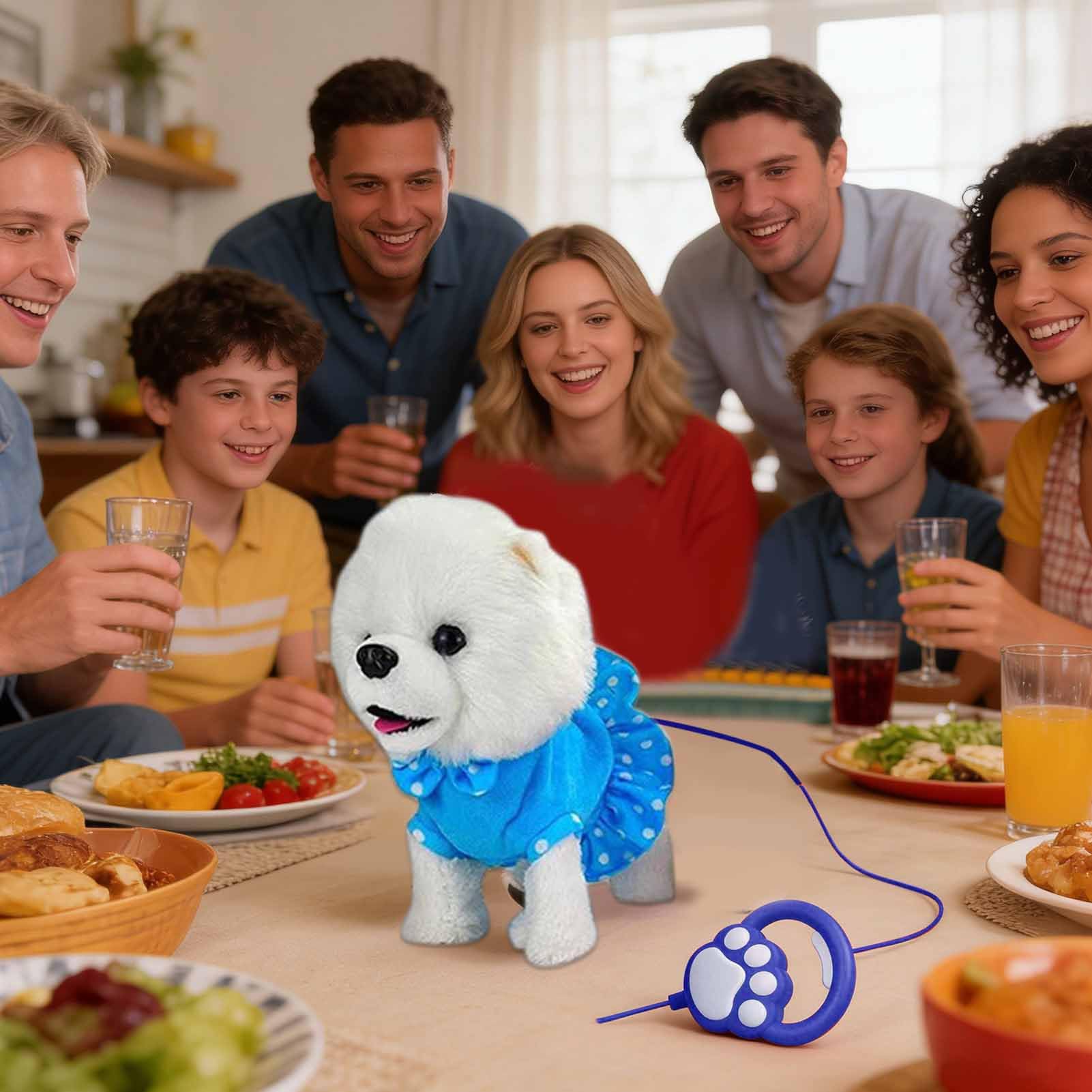 Cani Giocattolo Che Camminano E Abbaiano Bambola di Peluche Elettrica