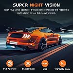Dash Cam Front 2.5K: VEEMENT Mini Cam pour les voitures, 1440P Caméra de voiture avec APP, 1.47" Affichez la caméra de poche, WiFi Dash Cam avec WDR Vision nocturne, 24 Heures de stationnement moniteur Dashcams, 170°Wide, G-Sensor