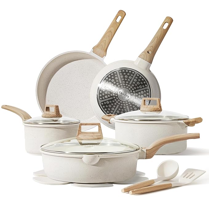 CAROTE 14‑Piece Cookware Set