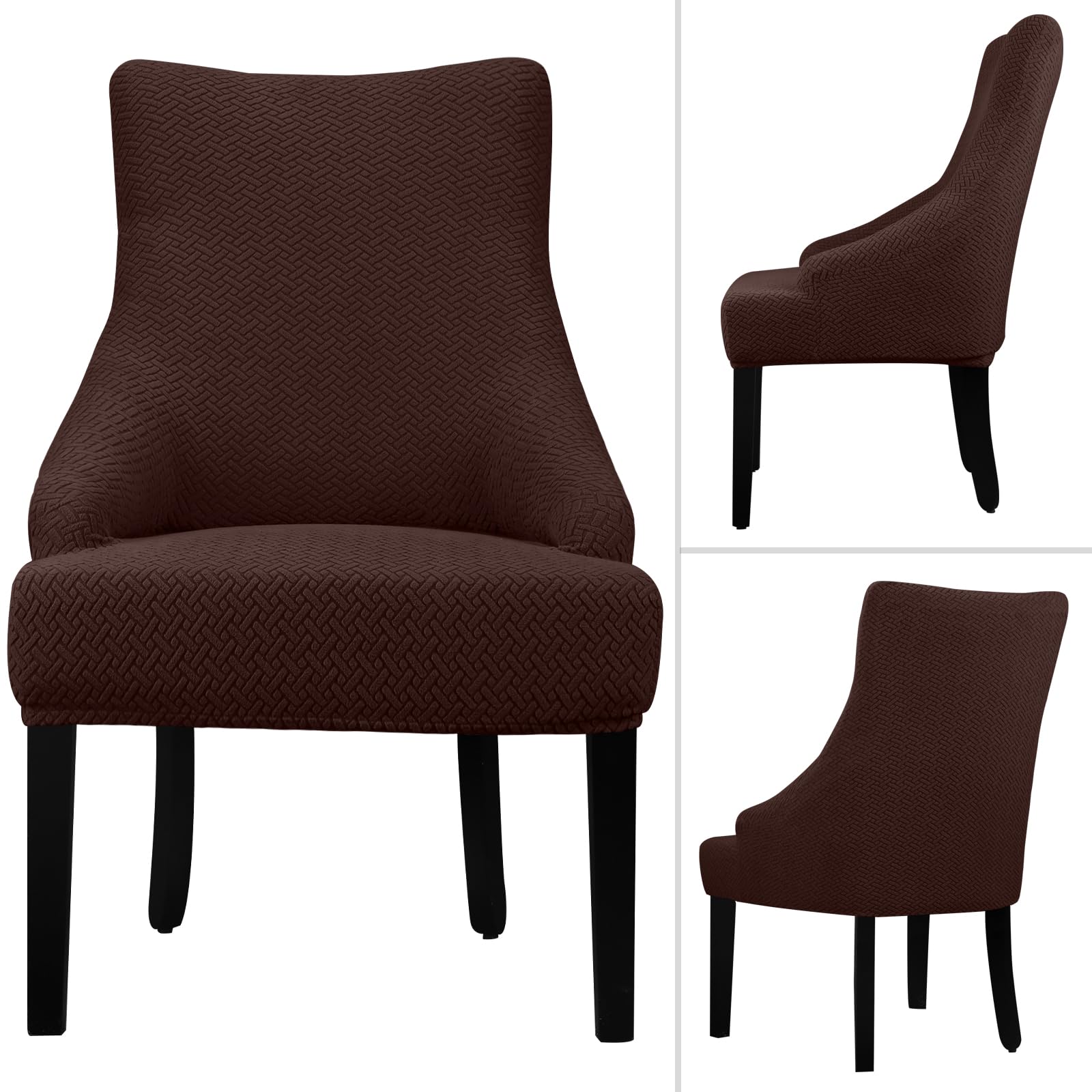 Leorate Hight Scoop Back Chair Covers - Image 3