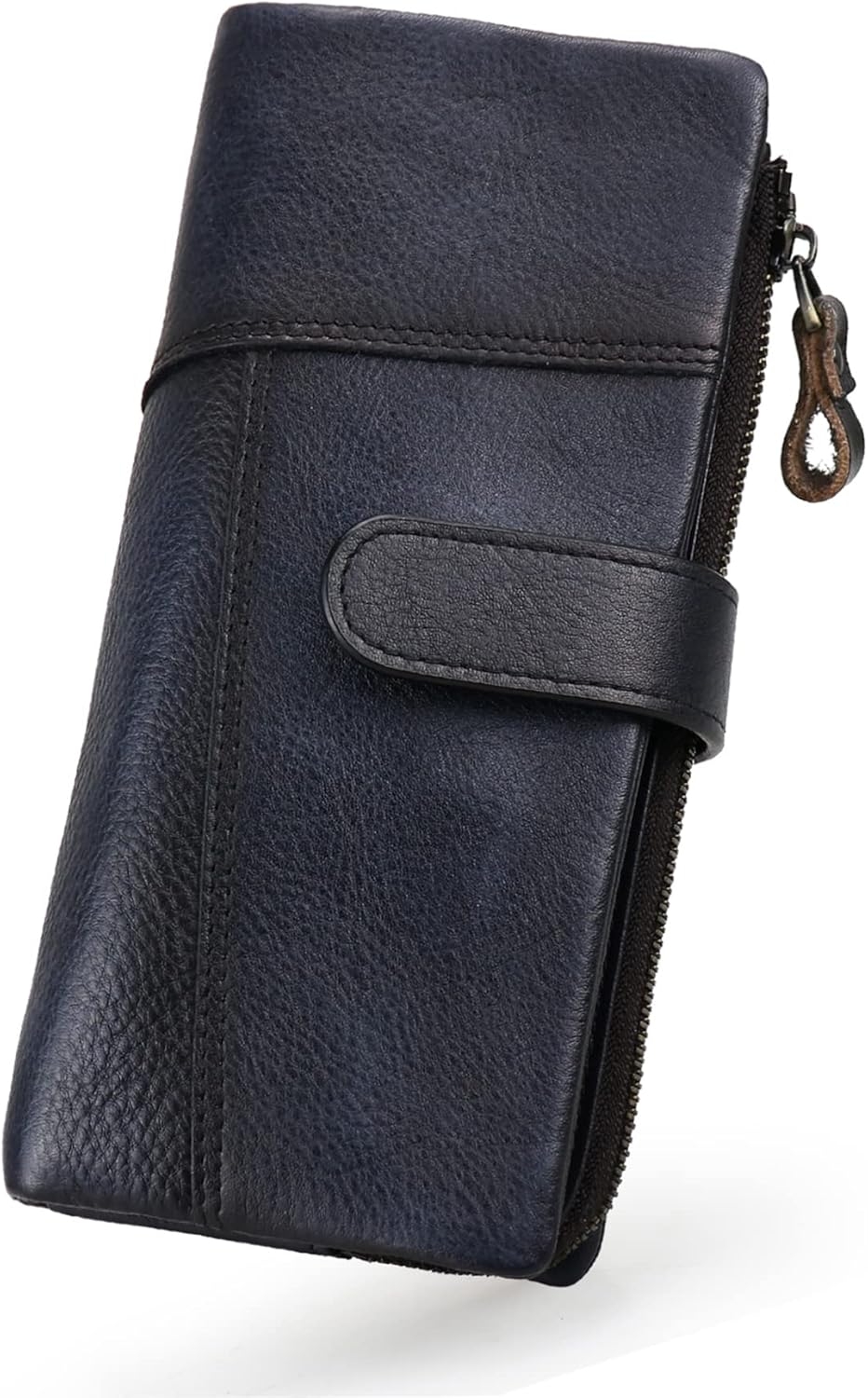 Women's RFID Blocking Genuine Leather Wallet Vintage Hand Rubbing Wallets Organizer | RFID Blocking, Vintage, Hand Rubbing, Organizer - Image 9