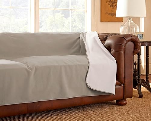 Miniatura 2 de Mambe Funda de muebles 100% impermeable para perros y gatos, protección para cama, sofá, alfombra reclinable, microfibra suave, duradera lavable,