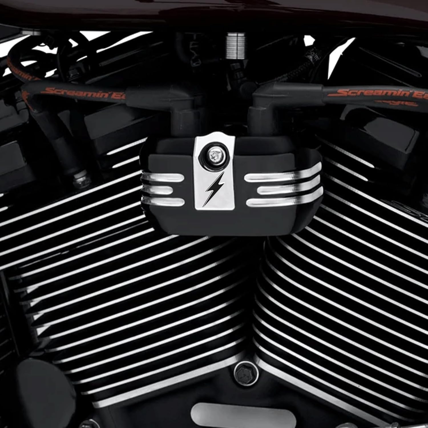 Ignition Coil Cover for Harley Touring Street glide, Road glide, Road king, Electra glide, Softail Breakout, Street Bob, Fat Boy, Low Rider ST 2018-2025 M8 Engine Models (Black)
