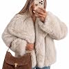 Abrigo de piel sintética para mujer Trendy Queen, ropa de invierno 2026 1