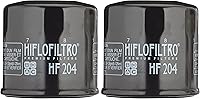 Vista 8 de HiFloFiltro HF204 Filtro de aceite estándar negro premium, individual (paquete de 2)