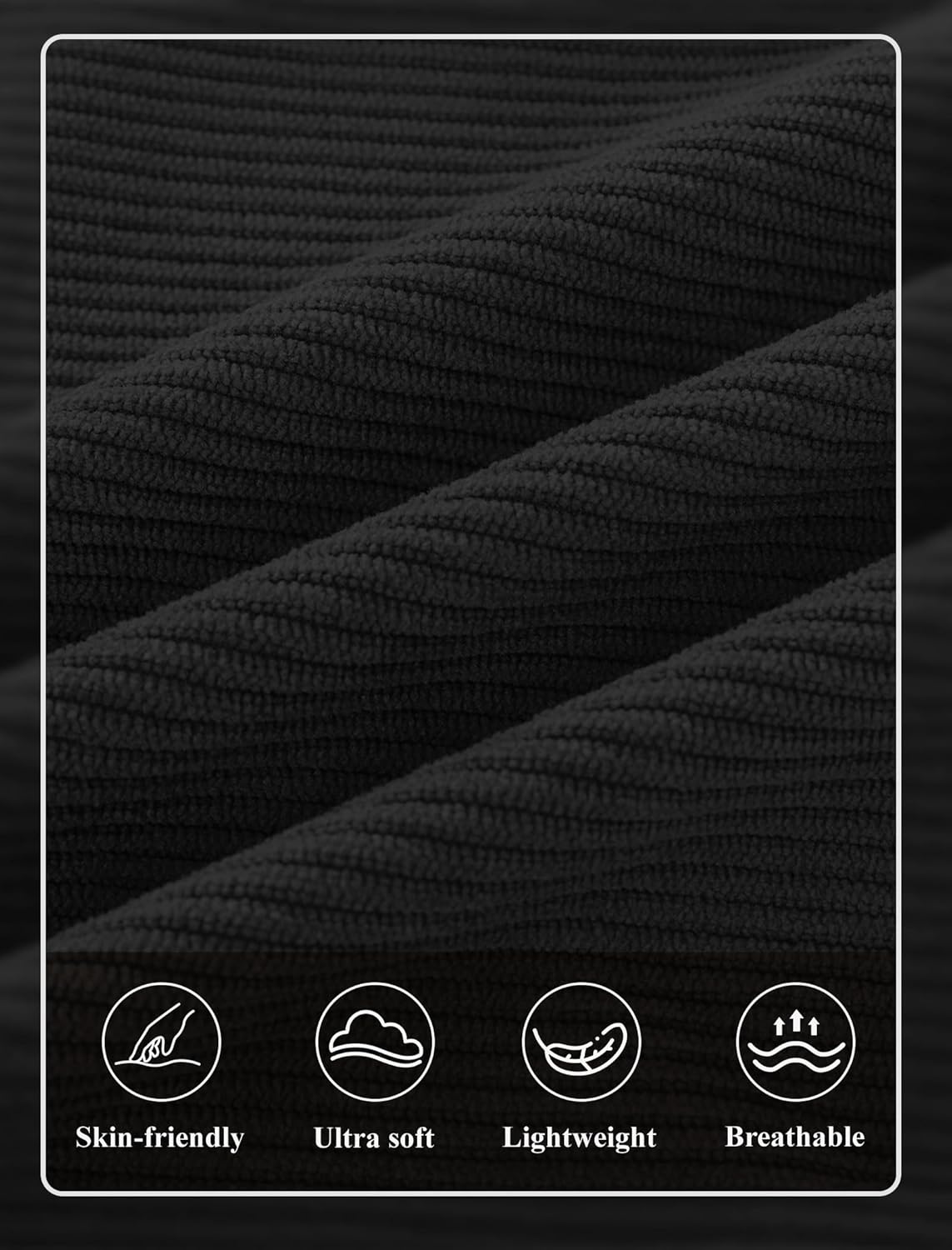 SEMARO Womens Casual Long Sleeve Button Down Shirts Corduroy Oversized Boyfriend Blouse V Neck Loose Jacket Tops - Image 5