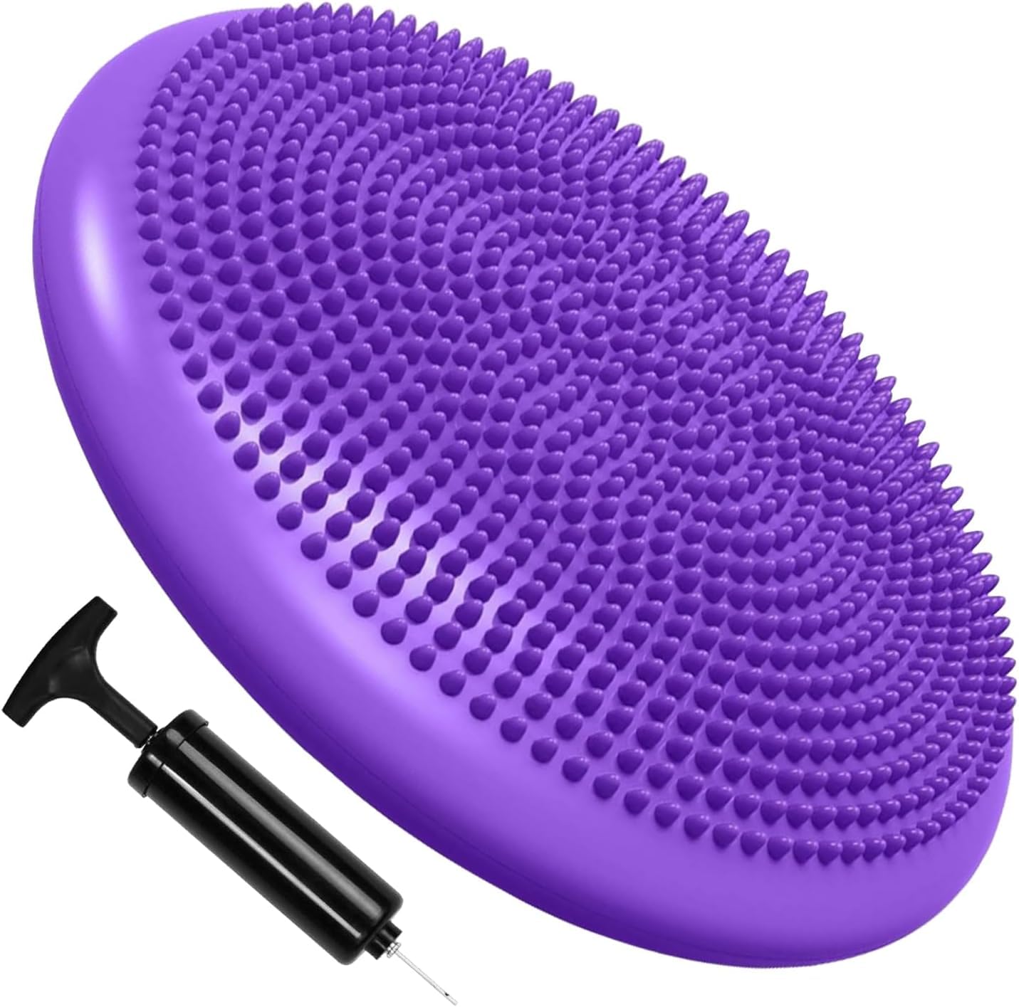 Wobble Balance Cushion Board for Fitness Exercise, Core Workout, Stability Training, Sensory Seat Cushion for Chair, Sitting Balance and Posture Support