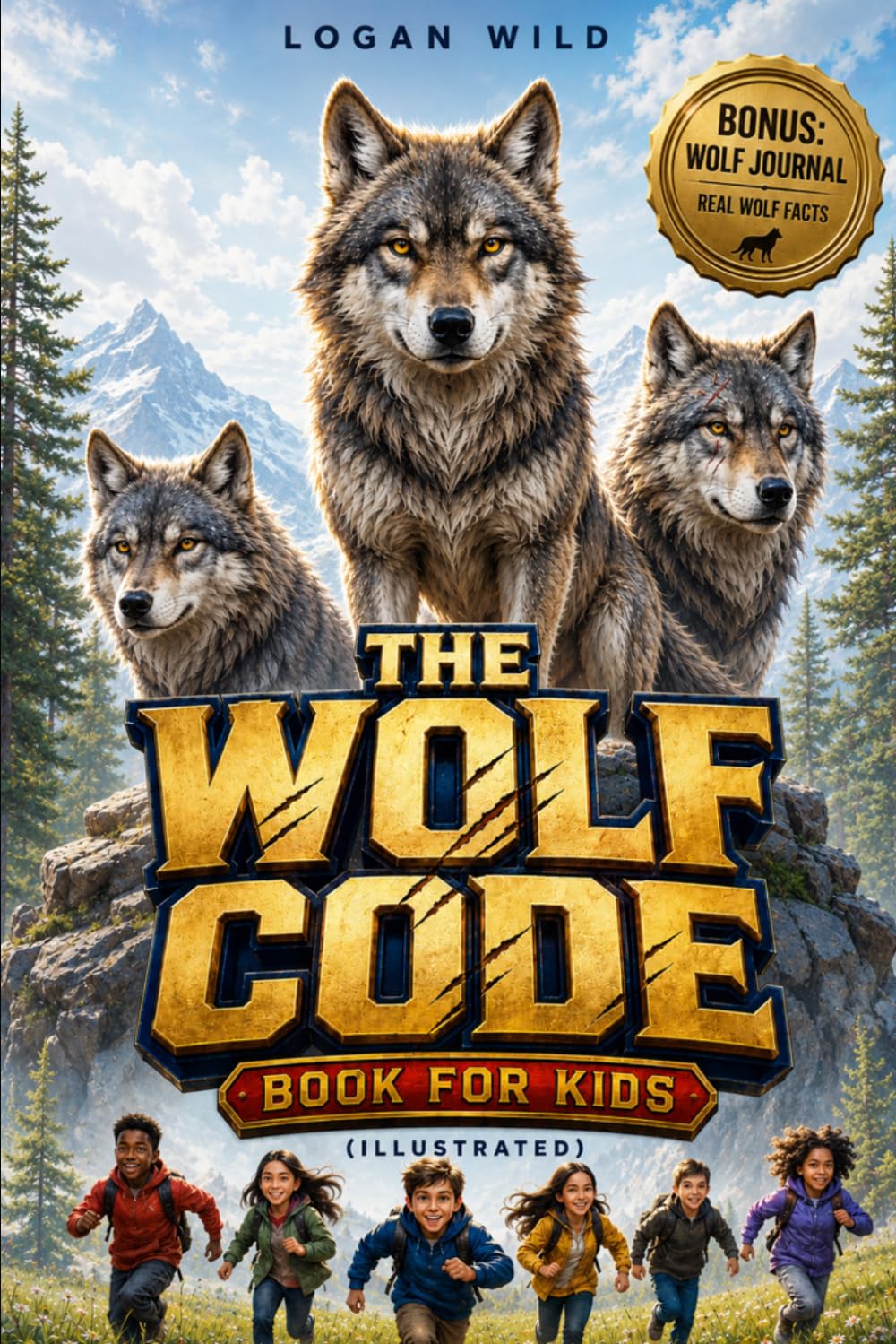 The Wolf Code Book for Kids (Fully Illustrated): 8 Powerful Habits to Build Confidence, Resilience & a Champion's Mindset — Stories, Lessons & Activities for Ages 6–12