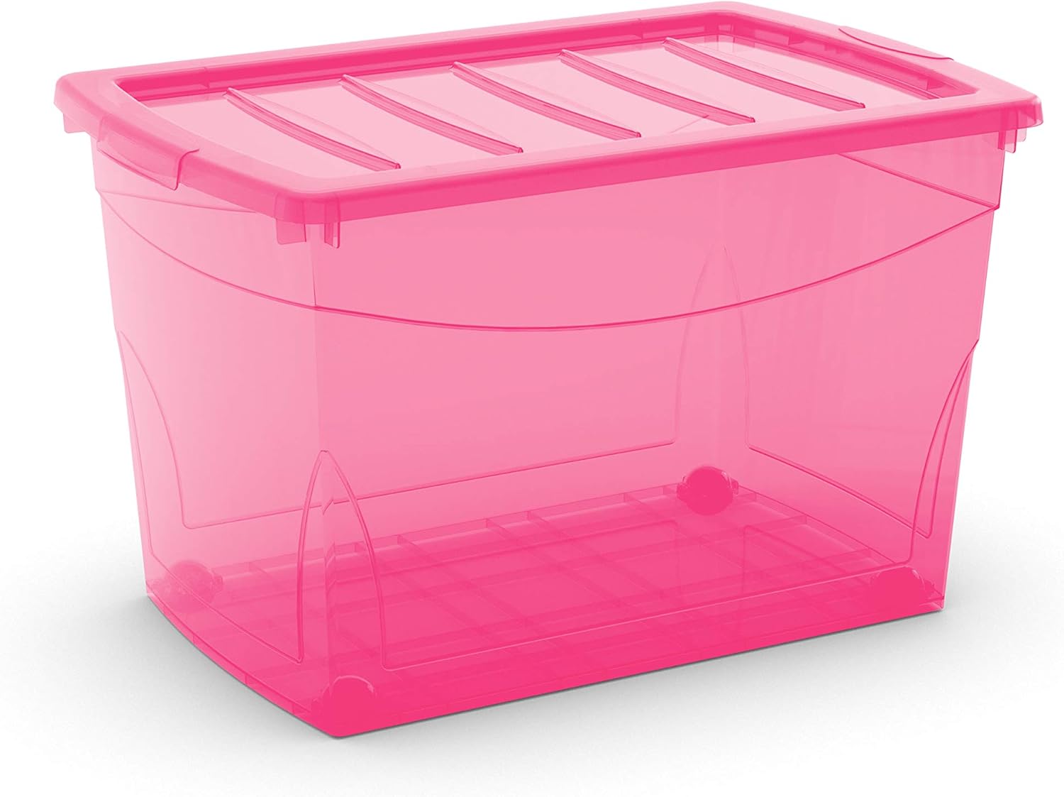 Kis 8611000P Omni Plastic Storage Box, 50 Liter Pink Buy Online at