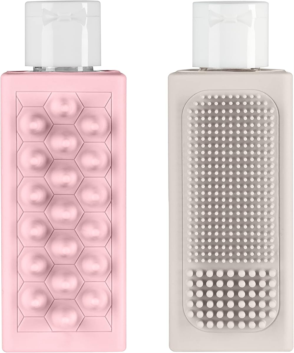 Artículos de tocador de tamaño de viaje, botellas de viaje aprobadas por la TSA, botellas de tamaño de viaje de Travel Smart, juego de 2 piezas