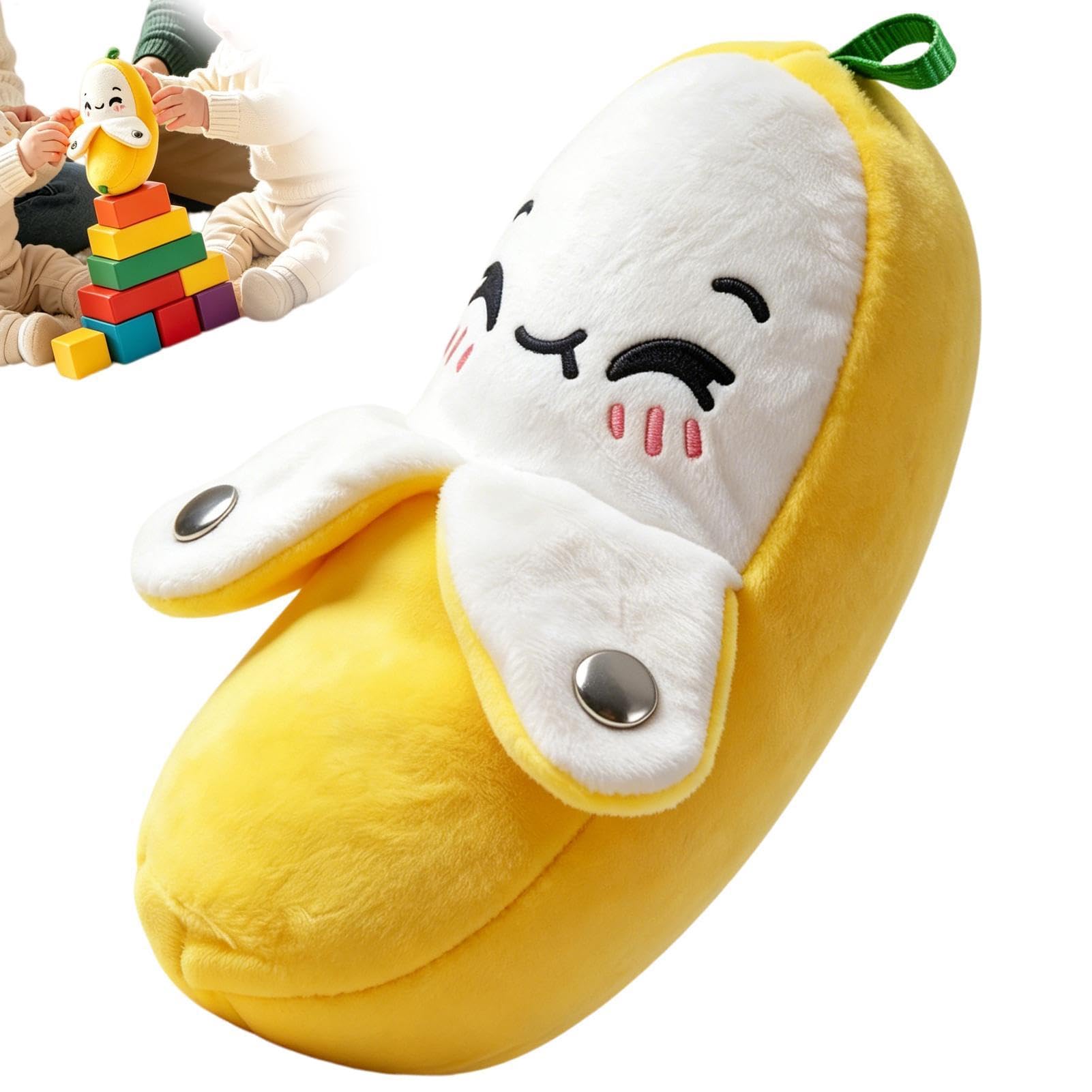 Interactive Music Plush Toy Banana, Soft Sensory Doll Banana, Interactive Music Plush Toy, Touch Sensitive Soft Fruit Musical, Birthday For Boys Girls