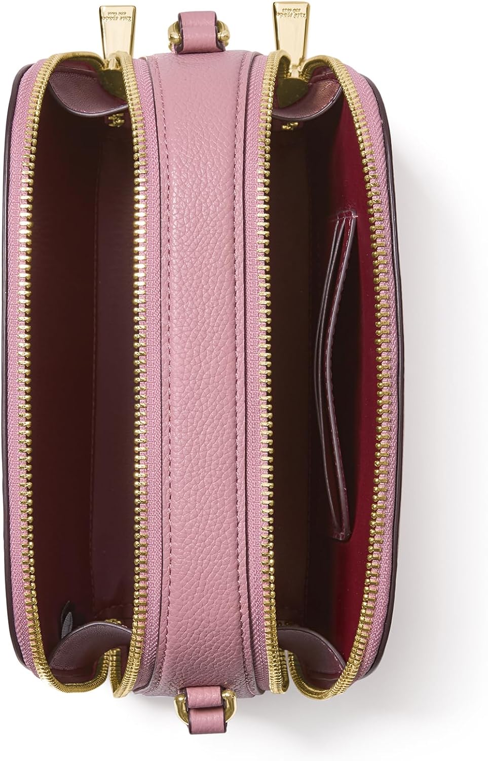 kate spade new york Serena Pebbled Leather Double Zip Dome Crossbody - Image 3