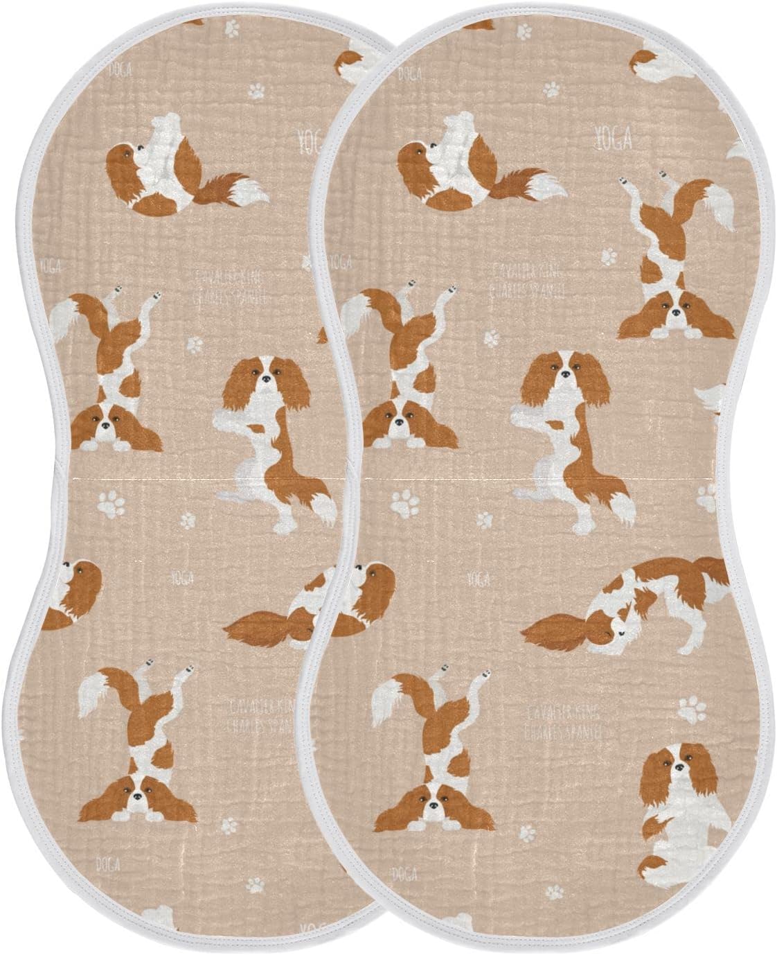German Shorthaired Pointer Muslin Burp Cloths for Baby 4 Pack 100% Cotton Baby Washcloths Bibs for Boy Girl