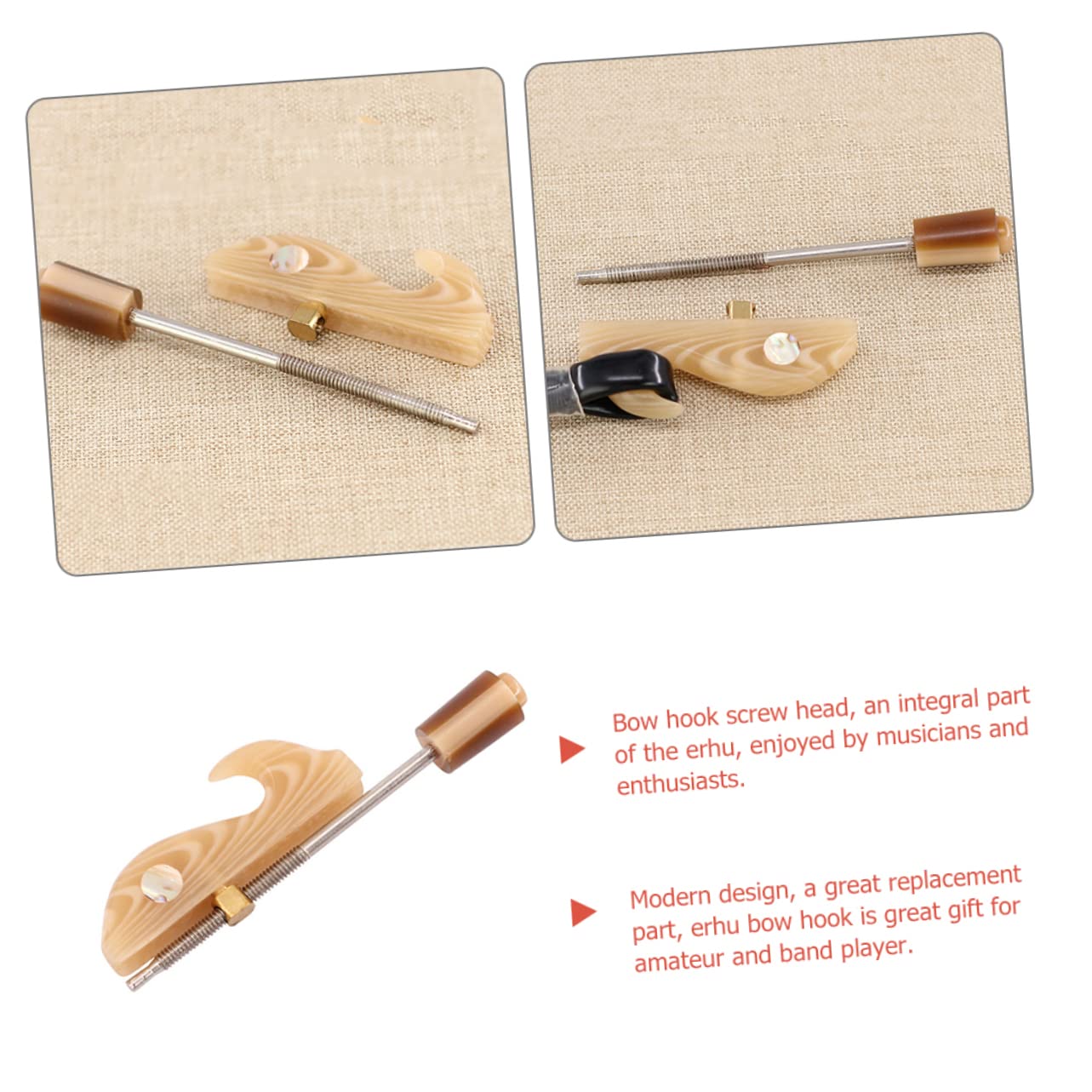 Custodie Per Archi Erhu Archi Per Strumenti Di Tiro Con L'Arco Mini Arco Composto Accessori Per Arco Ricurvo Arco Accordatore Sostituzione Arco Rilascio Pollice Horail Crine