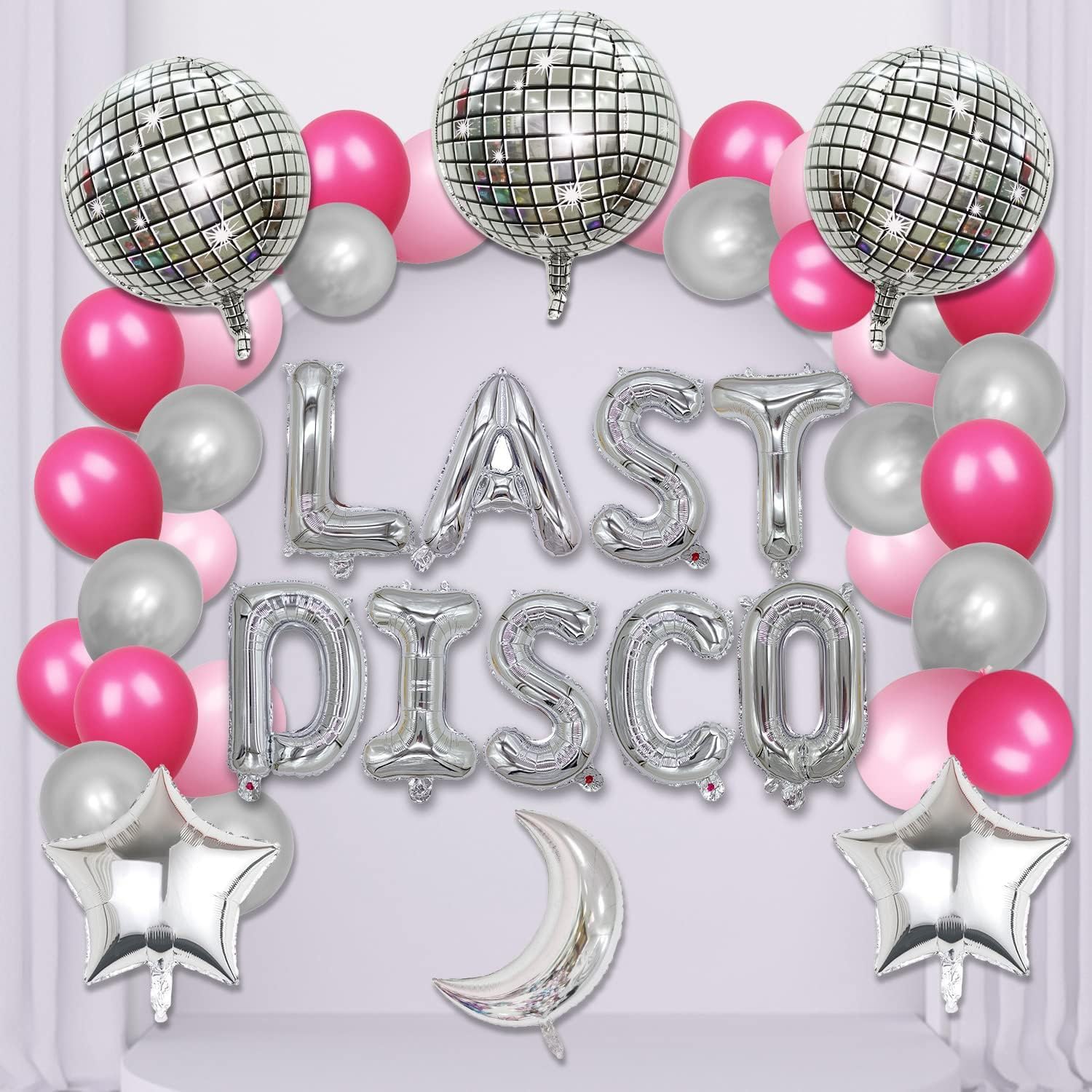 Disco Balloons - 70s 80s 90s Party Decorations -12
