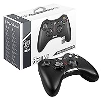 MSI FORCE GC30 V2 Wireless PC Gamepad Controller - 2.4 GHz, batteria Li
