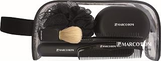 Kit Necessaire Masculina, 6093, Marco Boni, Preto, 7 Itens