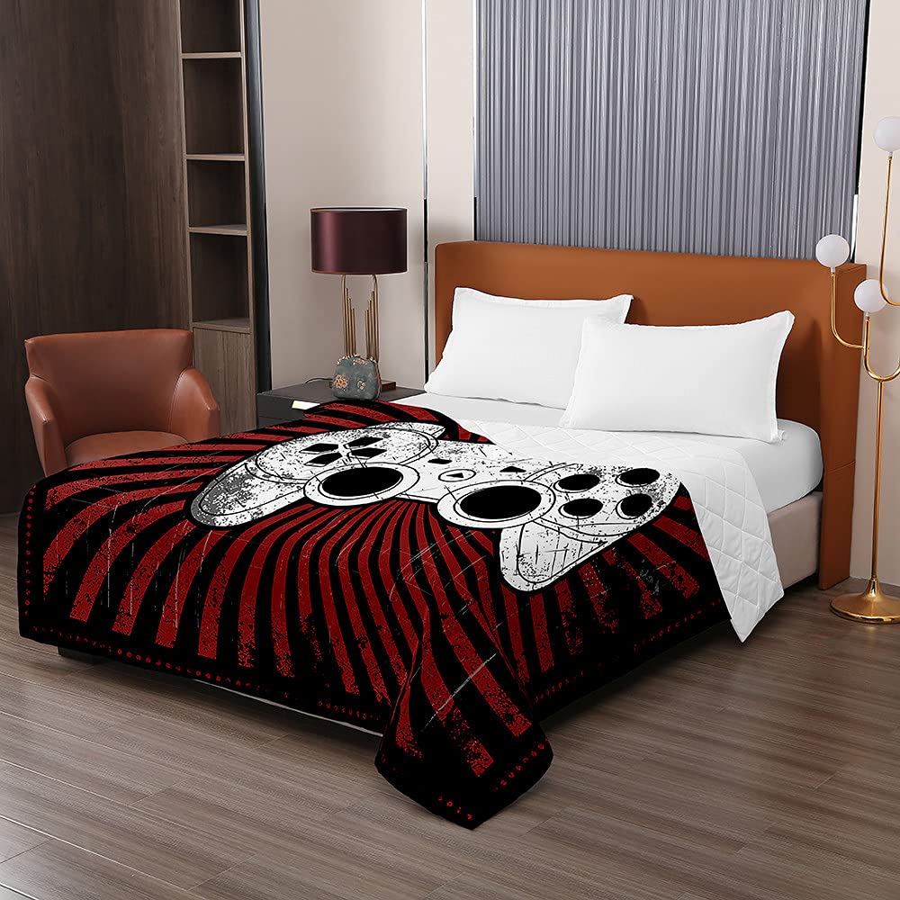 Copriletto Trapuntato 3D Estivo - Stampa Chicco Verde - Leggero E Traspirante - Misura 150x200 Cm - Foto 6