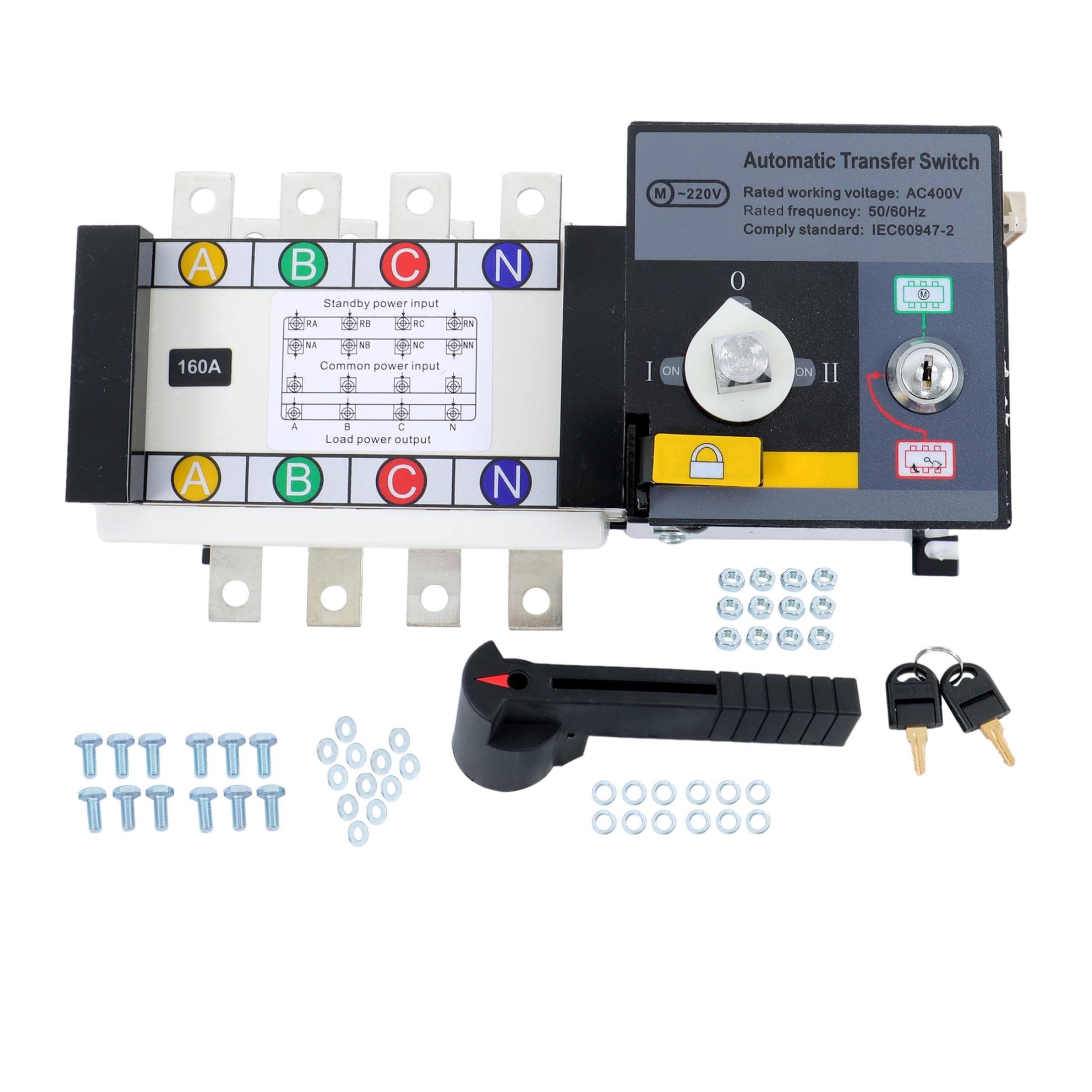 Photo 1 of Thomletha 4P 160A Industrial Automatic Transmission Switch ATS AC Generator Set 220V Dual Power Switching Switch