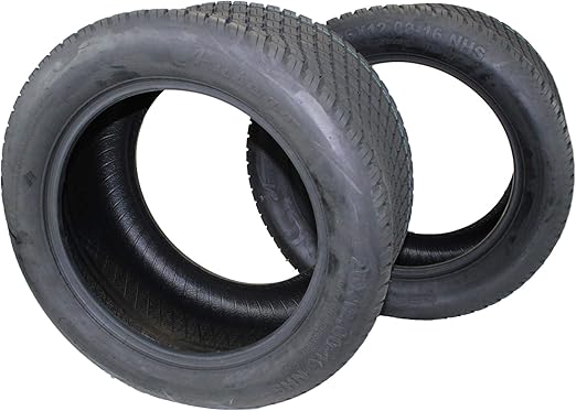 Antego Tire & Wheel (Set of 2) 26x12.00-16 Turf Tires for Lawn and Garden Mower