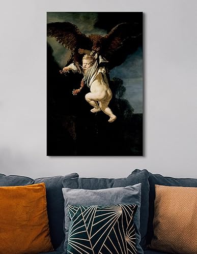 Miniatura 6 de artprints1stop Lienzo impreso para pared, The Nightmare, Circa 1790 de Henry Fuseli - 12 x 18 pulgadas