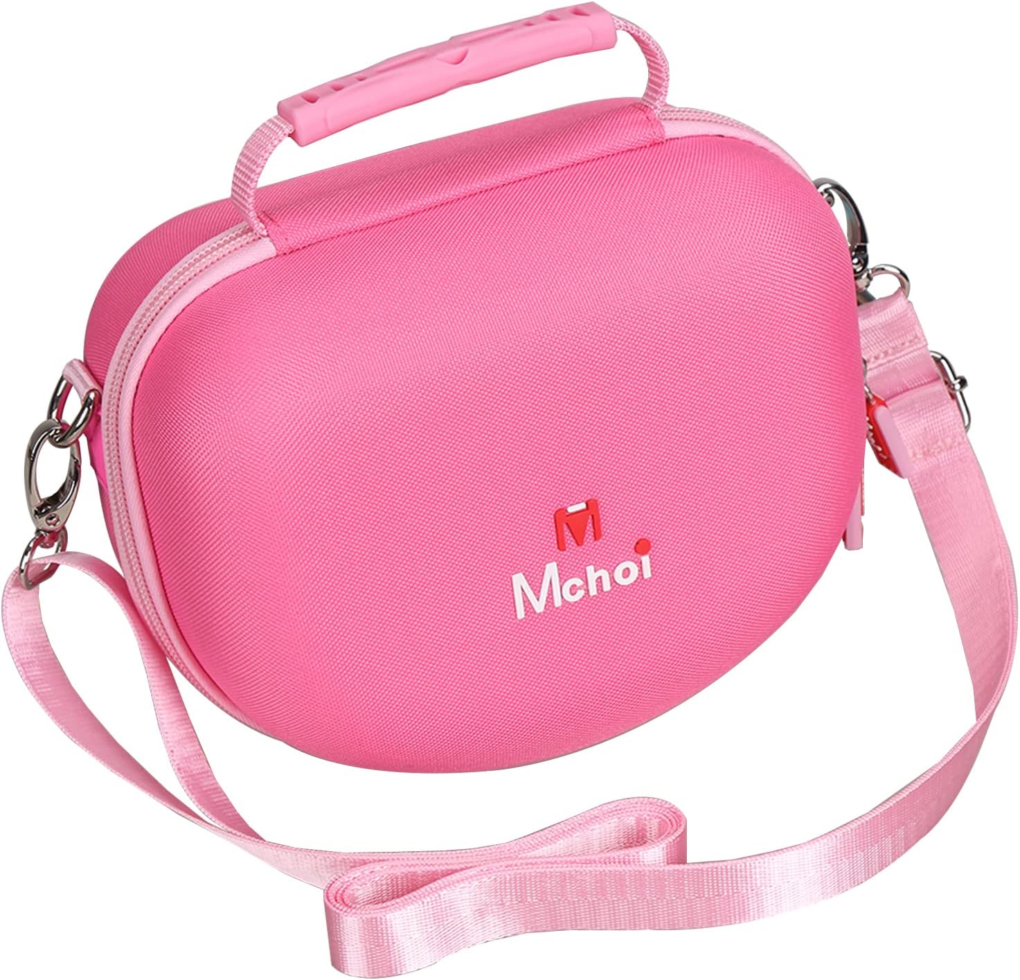 Mchoi Hard Carrying Case Suitable for Riwbox CT-7 Pink/for Jack CT-7S Cat Green 3.5mm/ for iClever IC-HS01 Bluetooth Wireless Over-Ear Headphones Headset for Kids Travel Protective Case, Case Only - Image 5