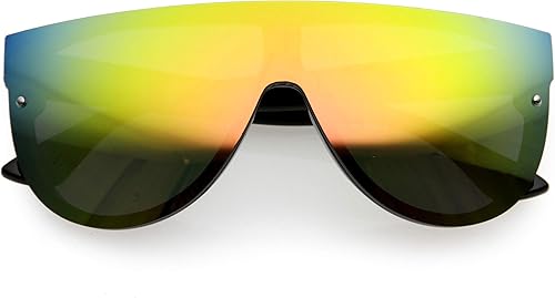Gafas de sol de aviador de plástico con parte superior plana moderna