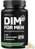 Vista 1 de Suplemento DIM para hombres 300mg Bloqueador de estrógeno e inhibidor de aromatasa Potenciador extra de equilibrio hormonal y fitness