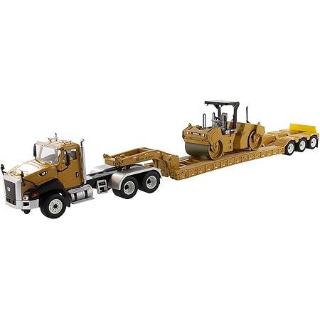 Amazon ダイキャストマスター 1 50 Cat Ct660 デイキャブ W Xl1 ロープロファイル Hdg ローボーイトレーラ Cb 534d Xw Dmc ミニカー ダイキャストカー ホビー