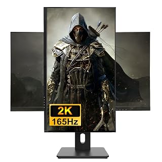Monitor Gamer FYHXele 27" QHD 2K 165Hz para setup gamer