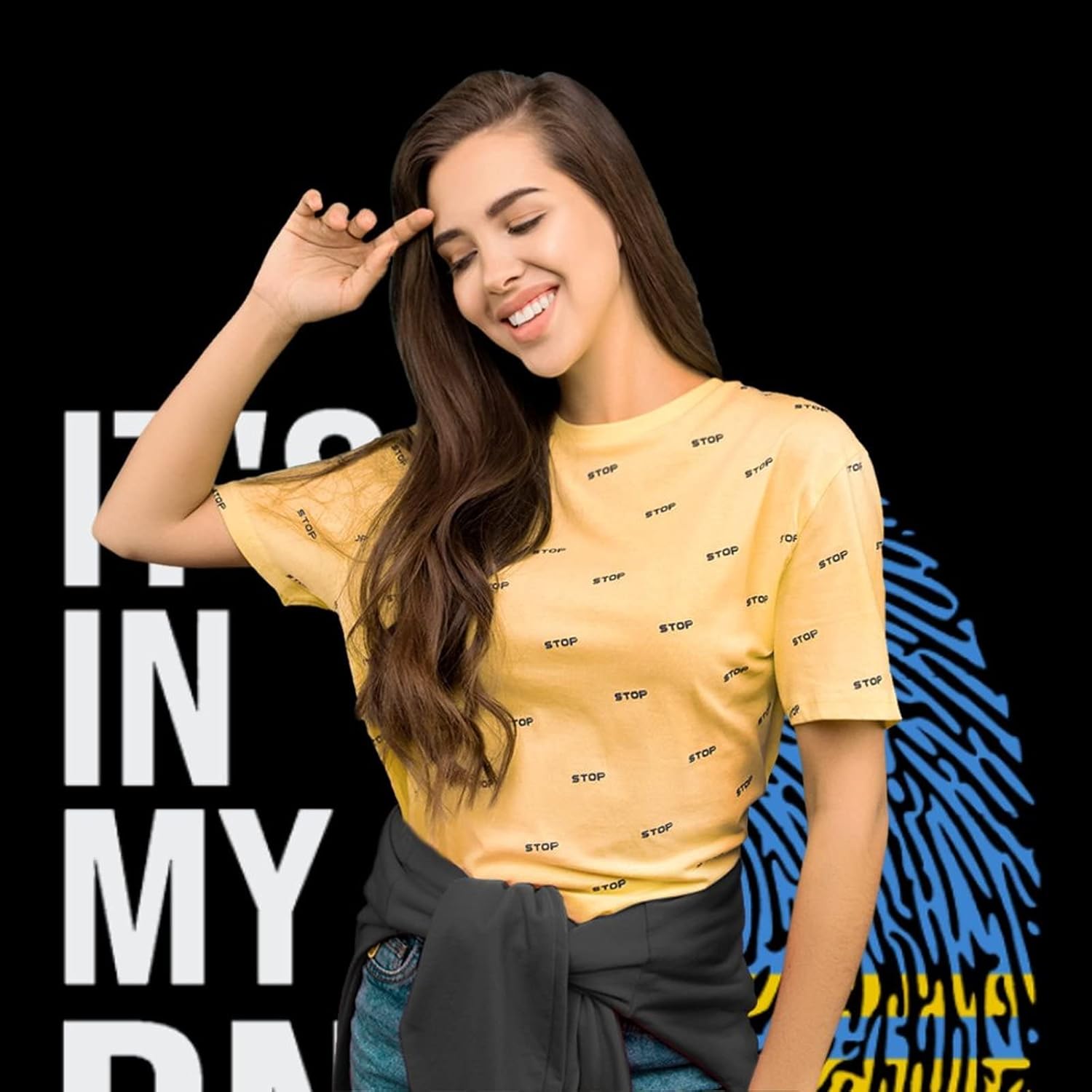 It's In My DNA アルバ フラグ 写真撮影用背景布 写真撮影小道具 壁の背景 スタジオパーティーの装飾用