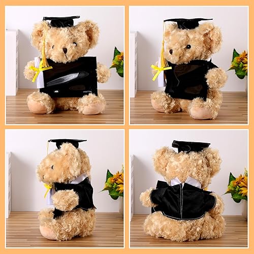 Miniatura 4 de Sotiff Oso de peluche de graduación con marco de fotos, oso de peluche de 10 pulgadas para escuela secundaria, universidad, regalos de graduación de