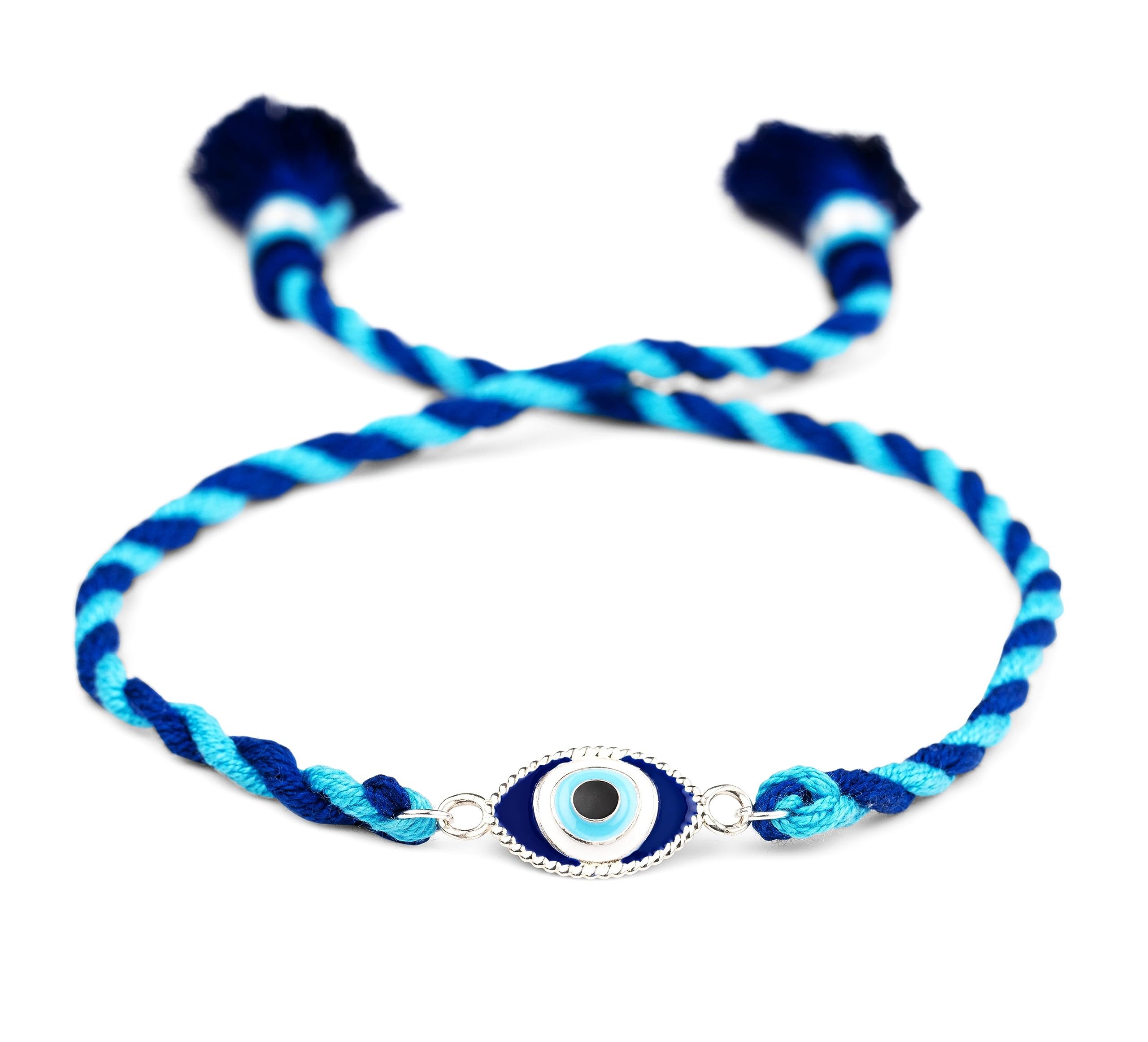 MEENAKARI HERITAGE JEWELLERY 92.5 Pure Sterling Silver Evil eye (nazariya) rakhi with roli chawal and card for brother (Men) (B098QY6CVN) Amazon Price History, Amazon Price Tracker